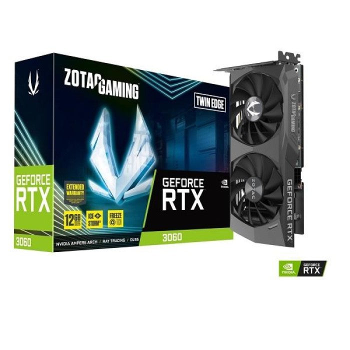 Tarjeta Video Zotac Geoforce RTX 3060 Twin 12GB GDDR6 ZT-A30600E-10M