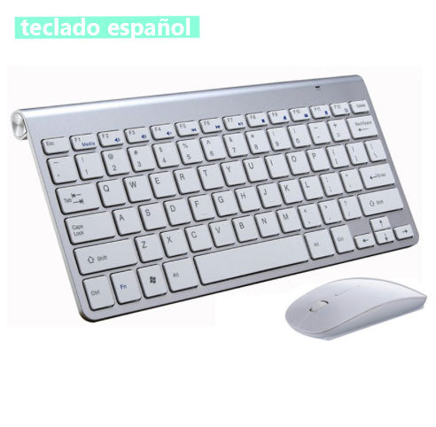 Kit Mouse/Teclado compatible con Mac y Notebook Inalambrico
