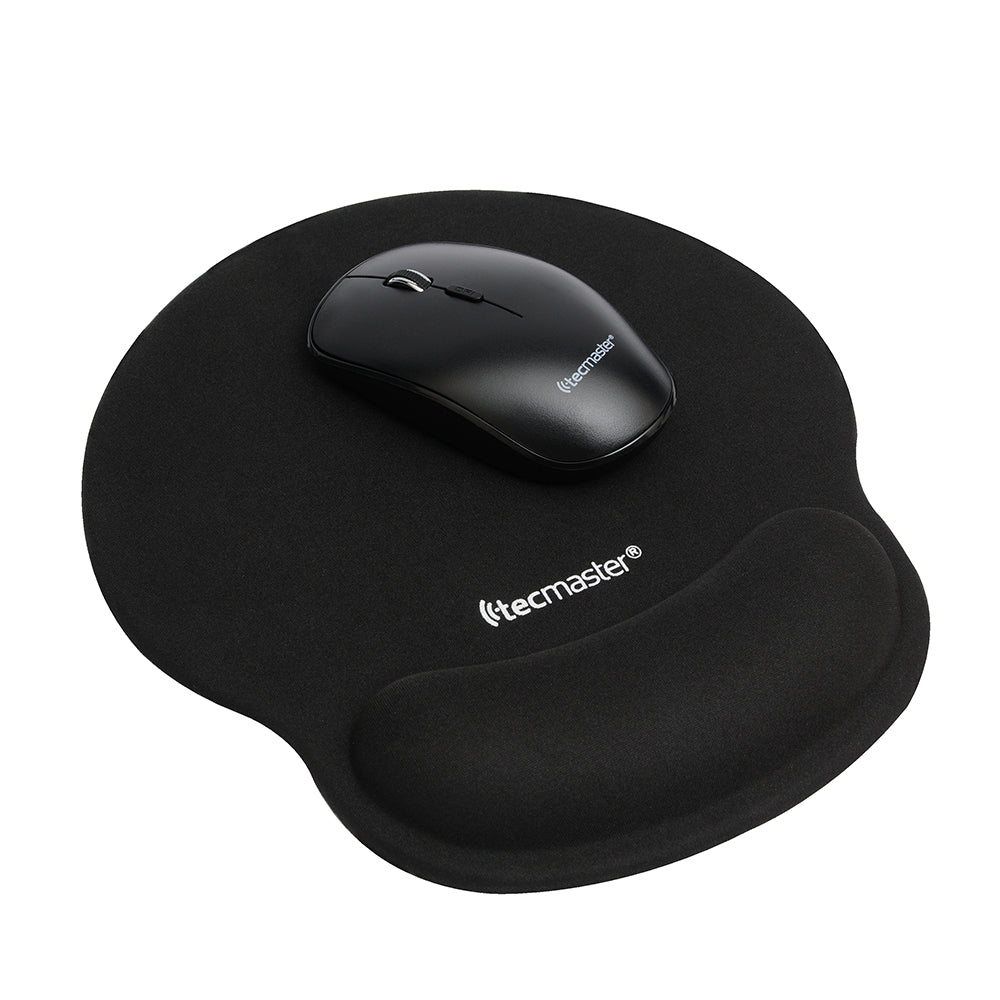 Mousepad Gel Ergonometrico Tecmaster Negro TM-100557
