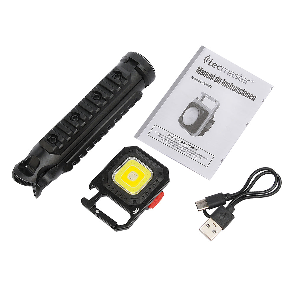 Mini Linterna Outdoor Recargable Imantada con tripode Ip44
