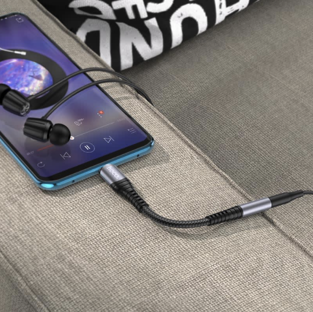 Adaptador Audifonos USB-C a Jack 3.5 Celulares Tablets Hoco LS33
