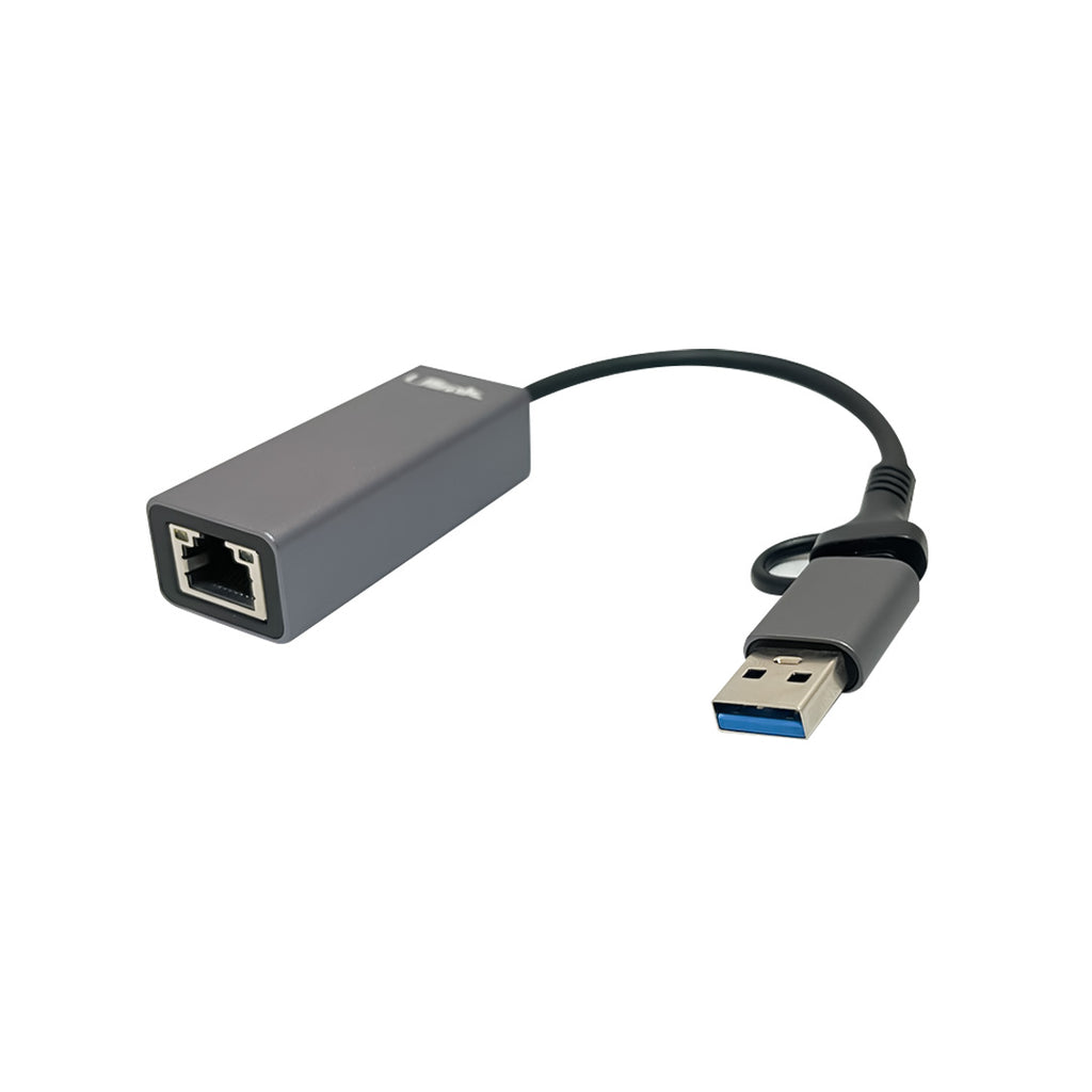 Adaptador Tipo C/A a RJ45 Gigabit Ulink UL-GBUSBCA