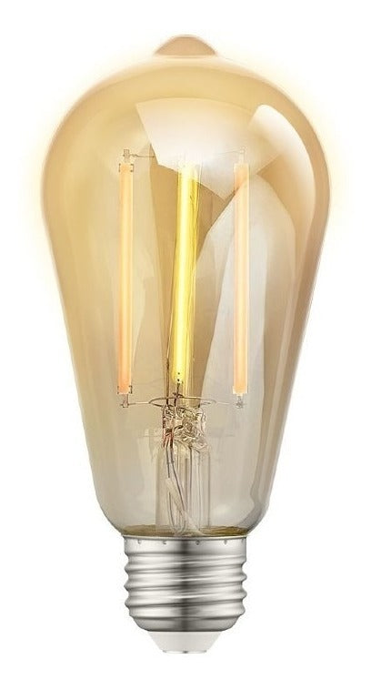 Ampolleta Inteligente Filamento Ambar Wifi Alexa Google Nexxt