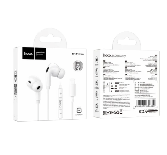 Audífonos estereos Para iPhone In Ear M111 Pro HOCO