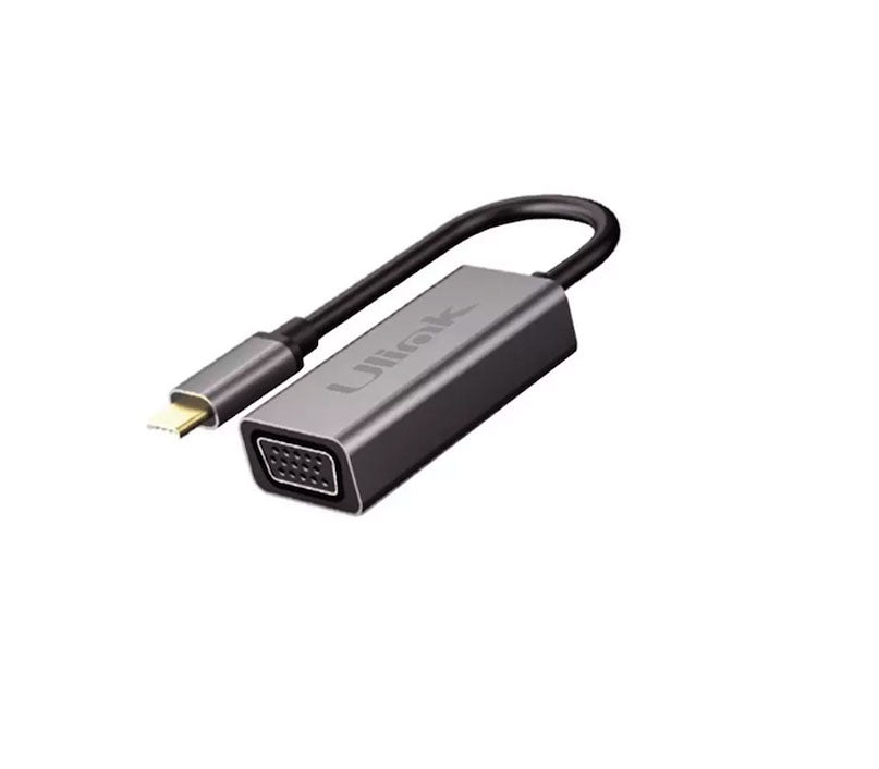 Adaptador USB-C a VGA Aluminio Ulink UL-ADCVGA