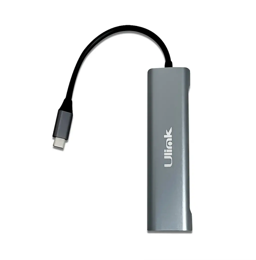 Adaptador USB-C 5 en 1 Ulink UL-ADC530RD SD MicroSD USB