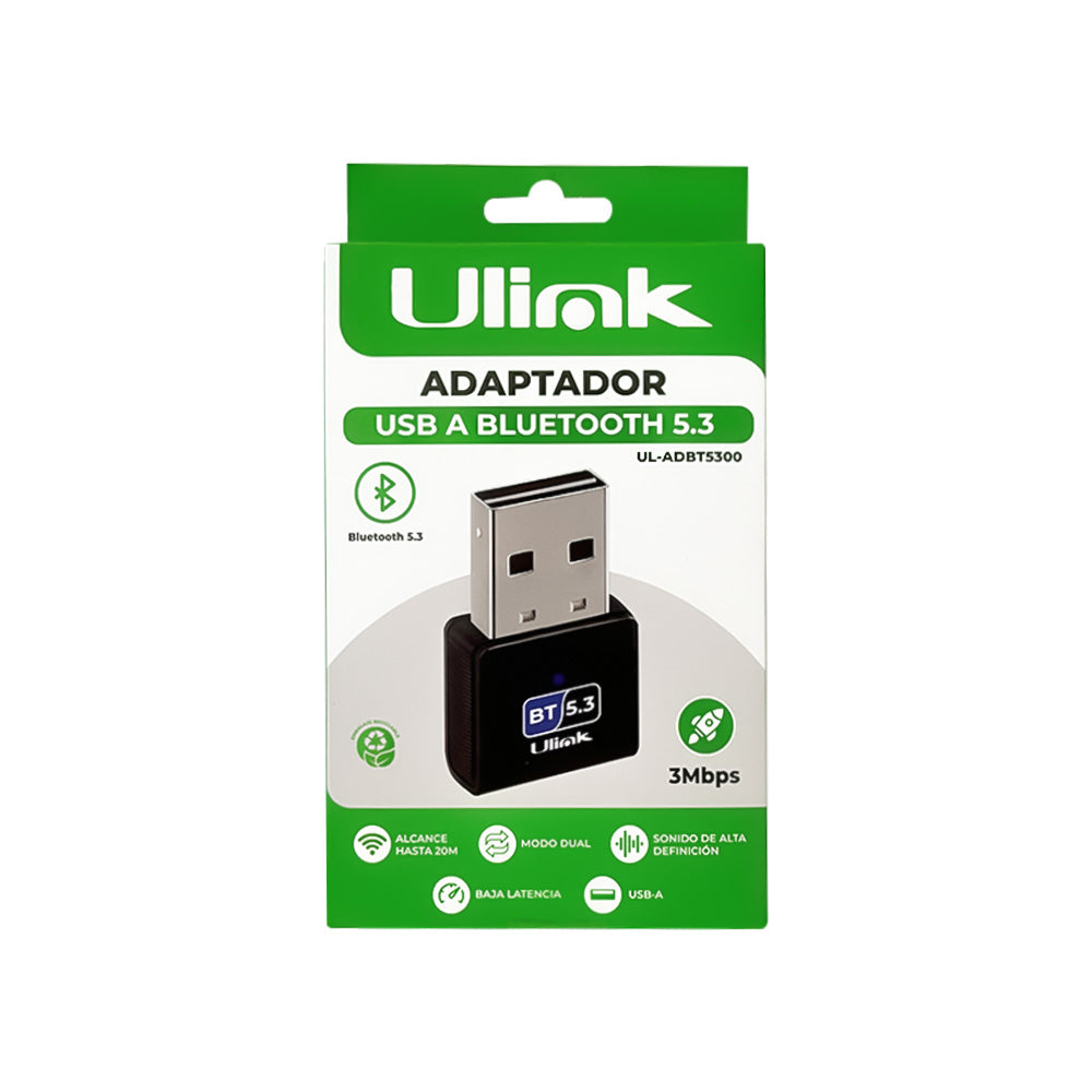 Adaptador USB Bluetooth 5.3 Ulink UL-ADBT5300