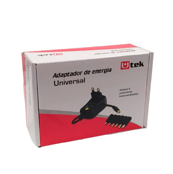 Adaptador Universal Utek UT-UCH24 3-12V con 7 Conectores