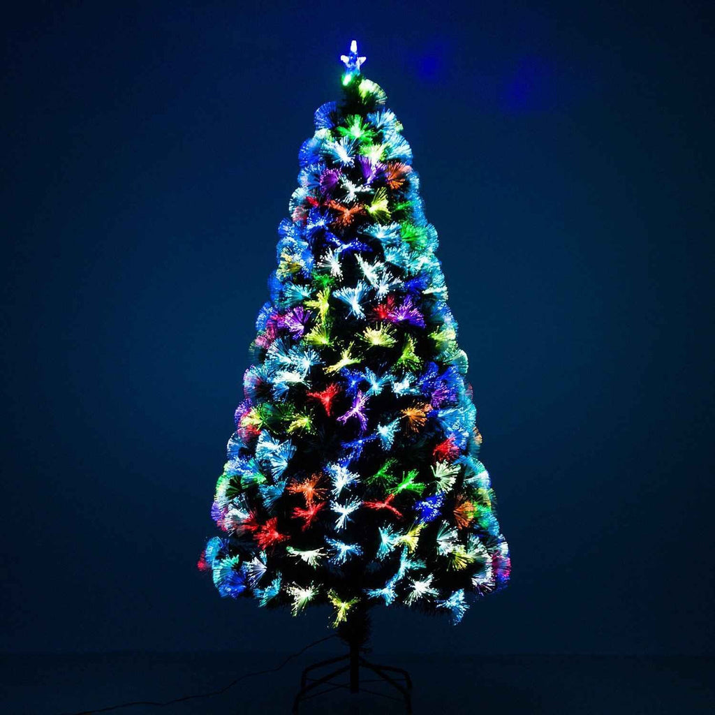 Arbol De Navidad Led Fibra Optica 1.80mt Adornos Goforit