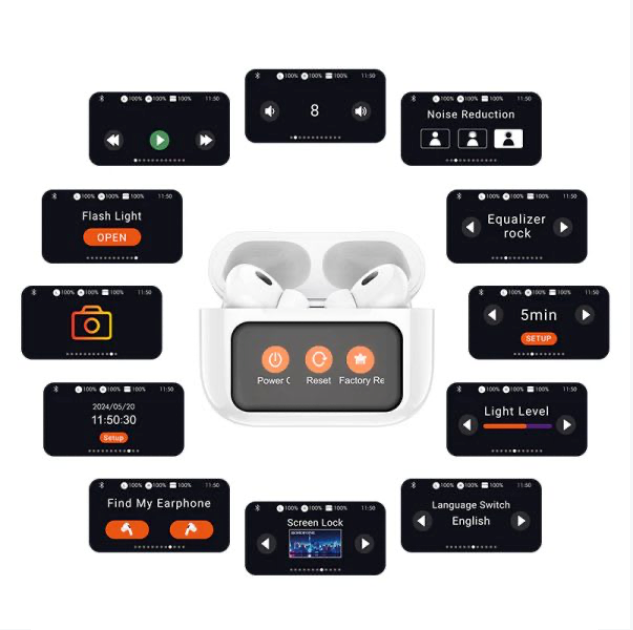 Audifonos Bluetooth Cancelacion Ruido Pantalla Tactil HOCO EW72