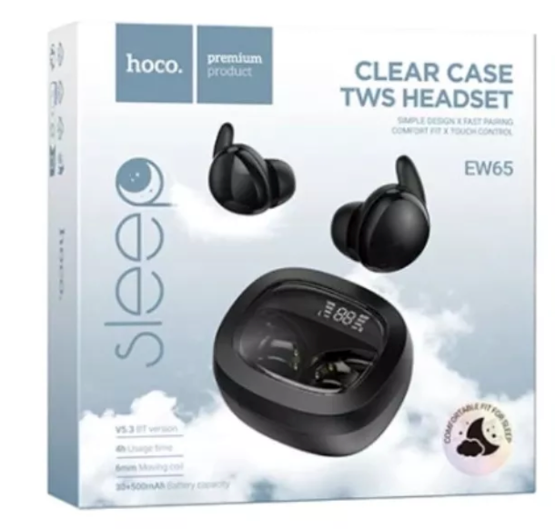 Audífonos Bluetooth HOCO EW65 TWS Smart In Ear Negros