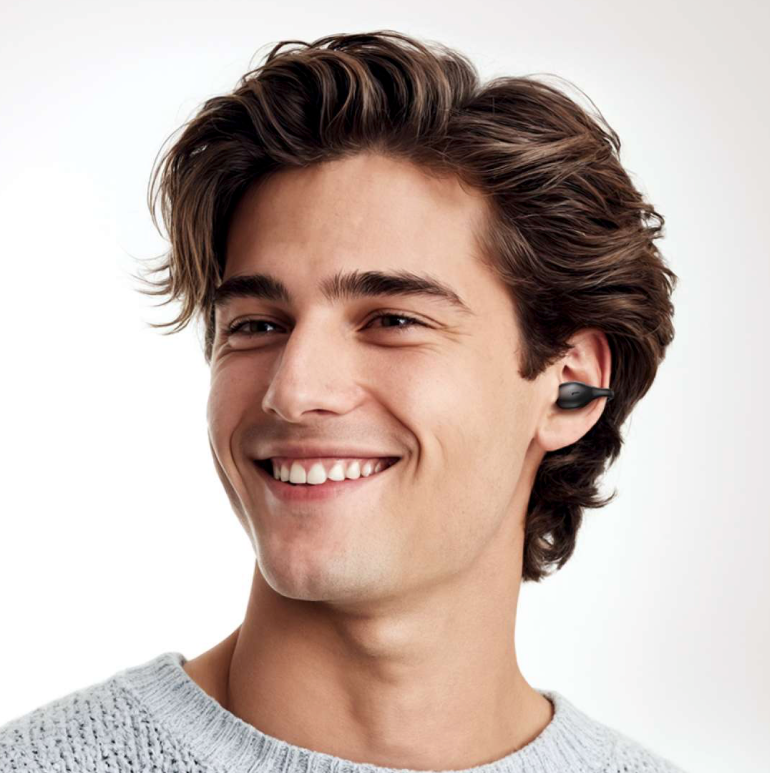 Audífonos Bluetooth Open Ear Hoco EA8 True Wireless Negro