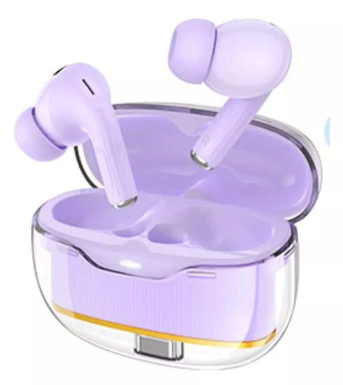 Audifonos Bluetooth TWS In Eear Estuche Recargable HOCO EW54 Lila