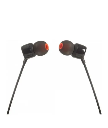 Audífonos In-Ear JBL Tune 110 Negros con Micrófono 3.5mm