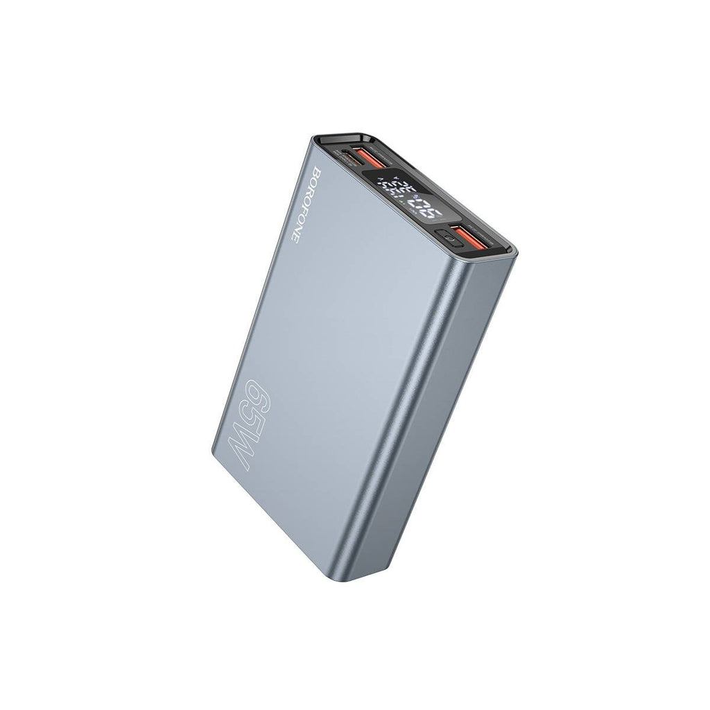 Bateria Externa 15000mah 65W Notebook Macbook USB-C BJ40 Gris