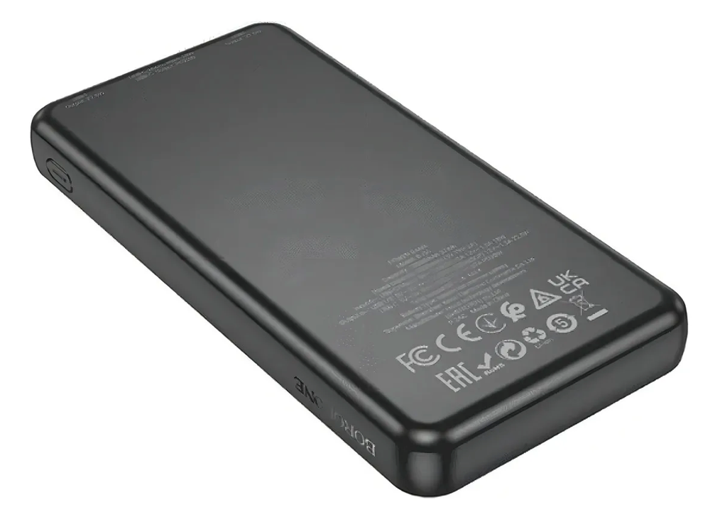 Batería Externa Borofone BJ56 10 000 mAh 22,5 W Negra