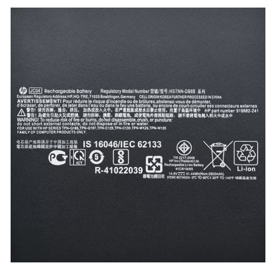 Bateria Para HP 240 245 G6 JC04 JC03 HSTNN-L67N Original