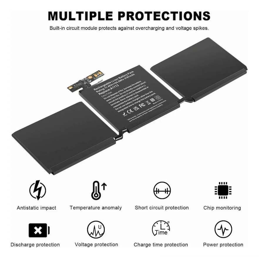 Batería Para Macbook Pro A1708 Modelo A1713 Garantizada