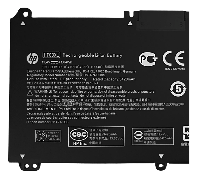 Bateria Notebook HP 14 240 245 250 G7 348 G5 X360 HT03XL Original