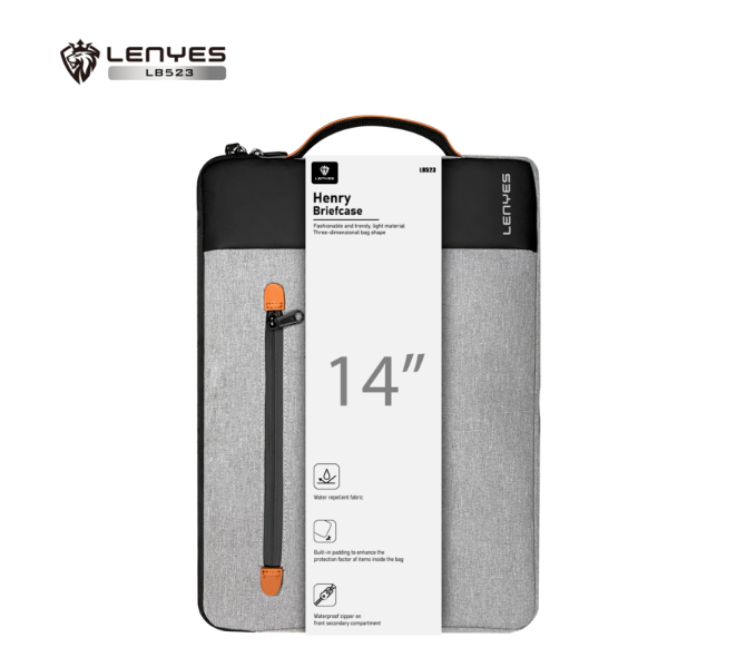 Bolso Premium Impermeable Para Notebook 14 Pulgadas Lenyes LB523