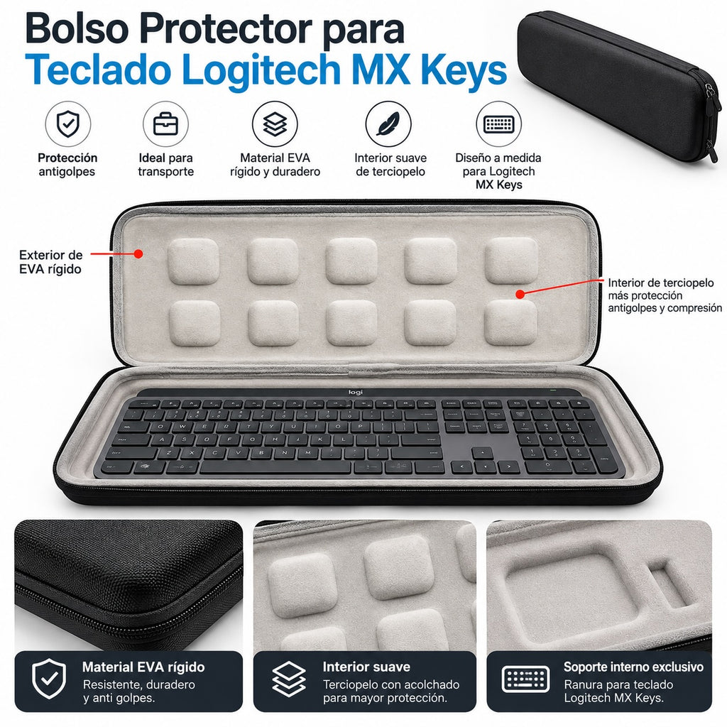 Bolso Protector para Teclado Logitech MX Keys