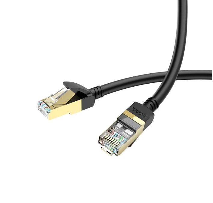 Cable de Red CAT6 Gigabit 3 Metros Conectores Gold HOCO