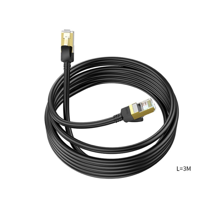 Cable de Red CAT6 Gigabit 3 Metros Conectores Gold HOCO