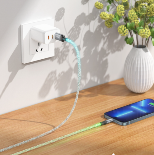Cable iPhone Lightning 1MT LED Shine HOCO U112