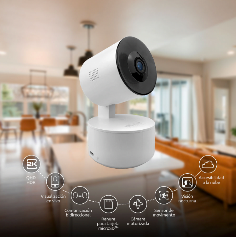 Camara IP Inteligente 2K Wifi Home Nexxt NHC-P710