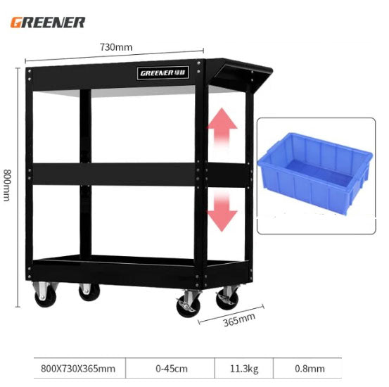 Carro Multiuso Herramientas Taller Mecanico FactoryHome M342