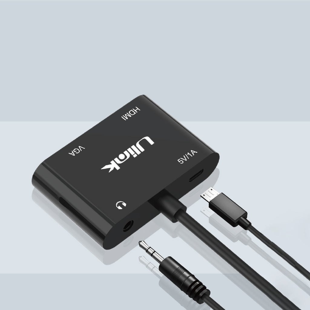 Conversor VGA a HDMI/VGA Con Audio UL-CV2500HV