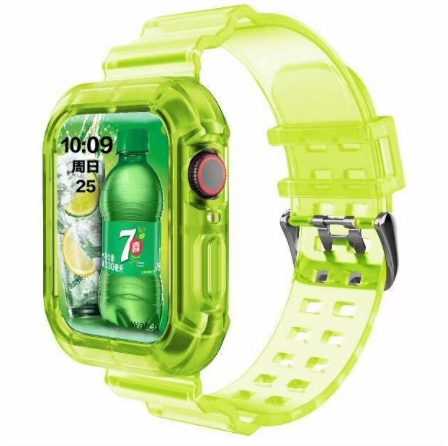 Correa Para Applewatch 38/40/41mm Vintage Neon Amarilla