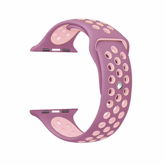 Correa Para Applewatch Deportiva Lila Rosada 42/44/45/49mm