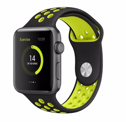 Correa Para Applewatch Deportiva Negro Volt 42/44/45/49mm