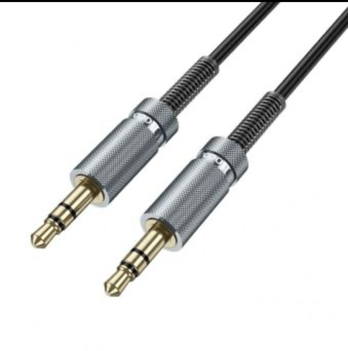 Cable Auxiliar Hoco UPA31 1m Negro – Audio 3.5mm