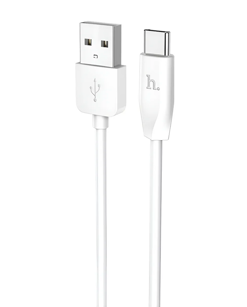 Cable Hoco X1 USB-C 1M Blanco Carga Rápida