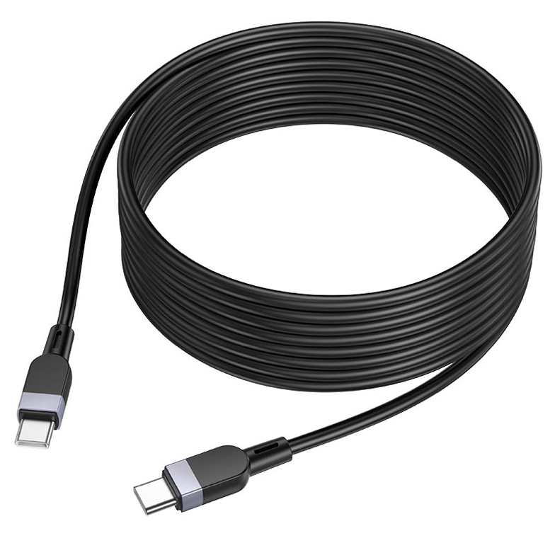 Cable USB-C a USB-C Hoco X109 60W 3M Negro