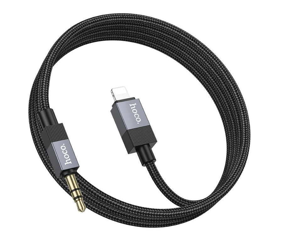 Cable de Audio Hoco UPA32A Jack 3.5mm a Lightning Negro