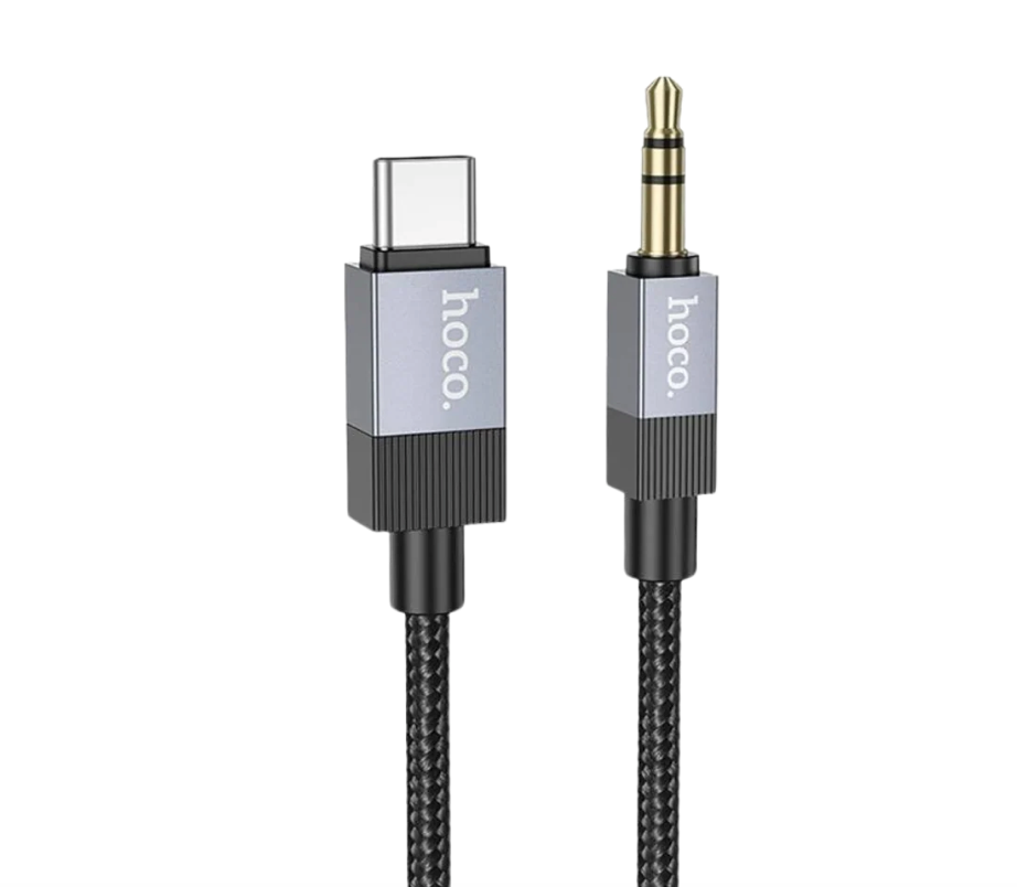 Cable de Audio Hoco UPA32B Tipo-C a Jack 3.5mm Negro