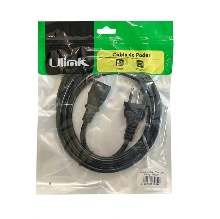 Cable de Poder para PC Ulink 1.8 Metros Ulink