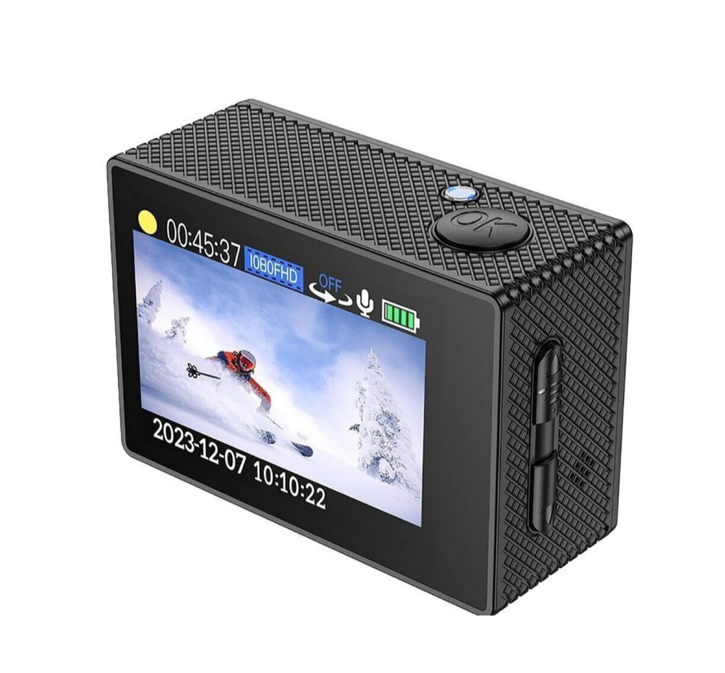 Camara Deportiva Full HD Carcas y Accesorios HOCO DV100 Negra
