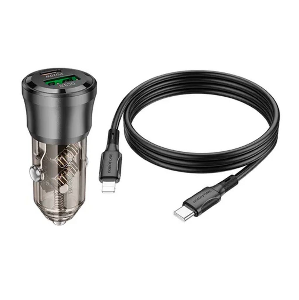 Cargador Auto Borofone BZ23 38W USB-C Lightning