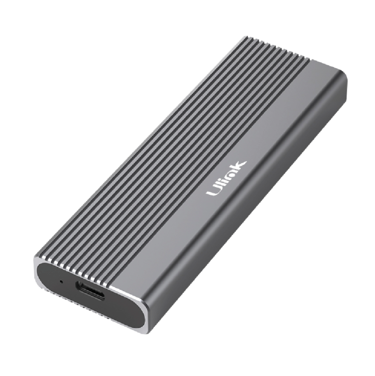 Cofre Externo SSD NVME/SATA Ulink UL-HDDME con USB-C y USB 3.0