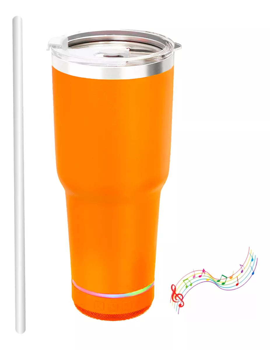Vaso Termico Frio Caliente 900ml con parlante bluetooth