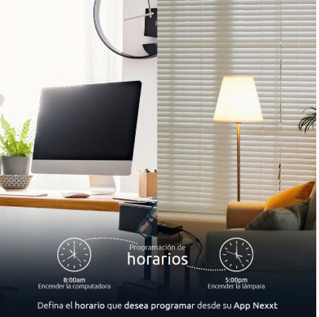 Enchufe Inteligente + 2 USB Wifi Google Alexa 220V Nexxt