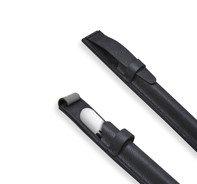 Funda de Cuero Apple Pencil y Lapices Tactiles Negra