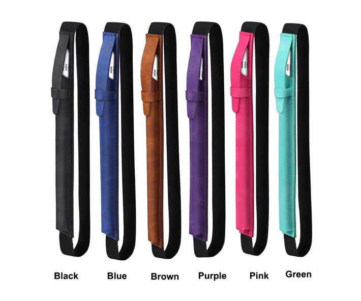 Funda de Cuero Apple Pencil y Lapices Tactiles Negra