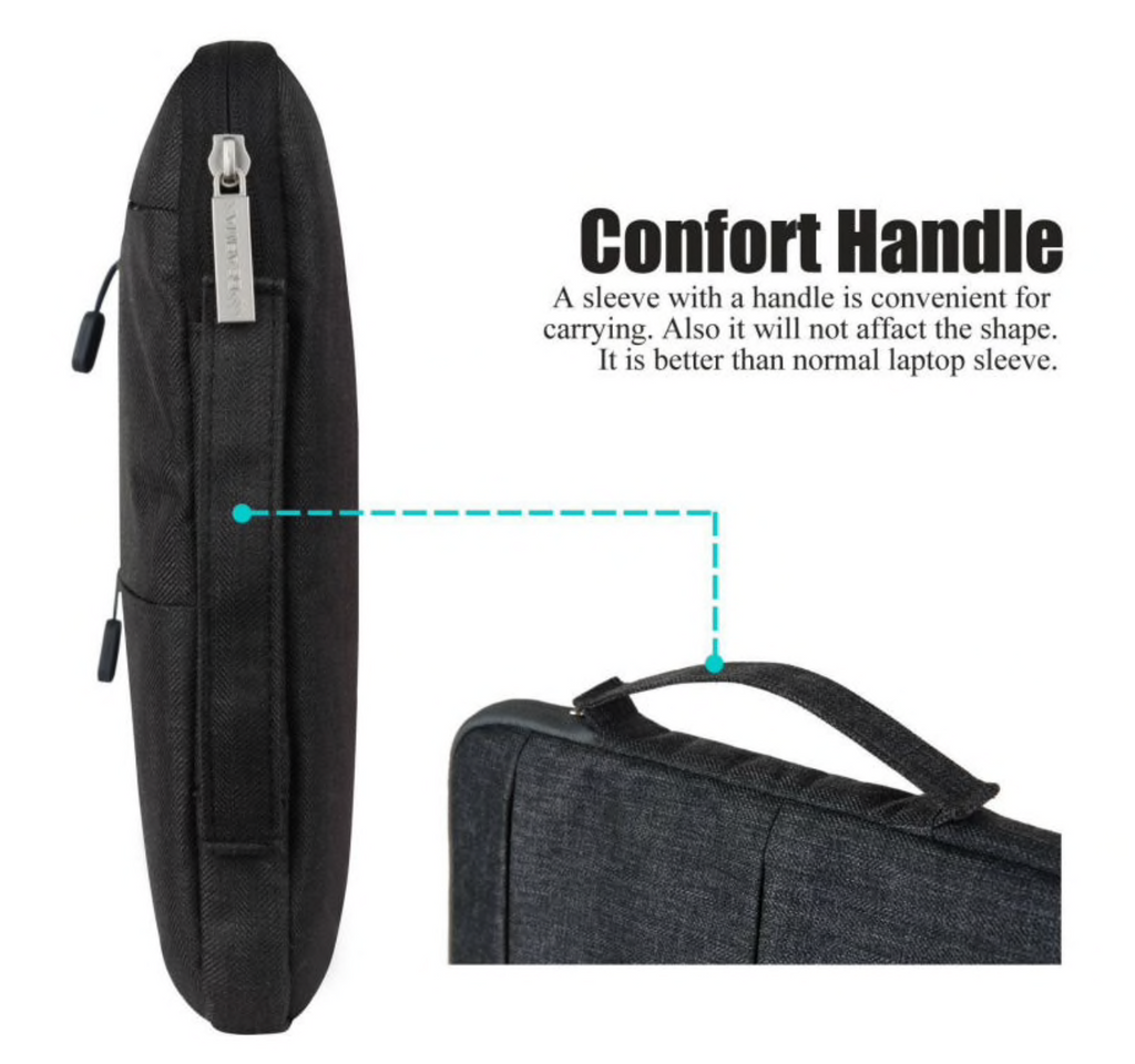 Funda Para MacBook Air Pro 13 2007-2017 Premium negro