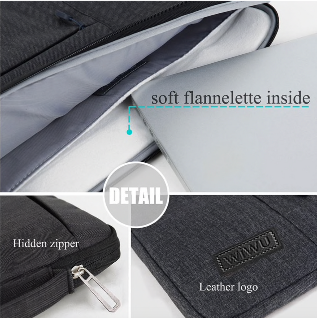 Funda Para MacBook Air Pro 13 2007-2017 Premium negro