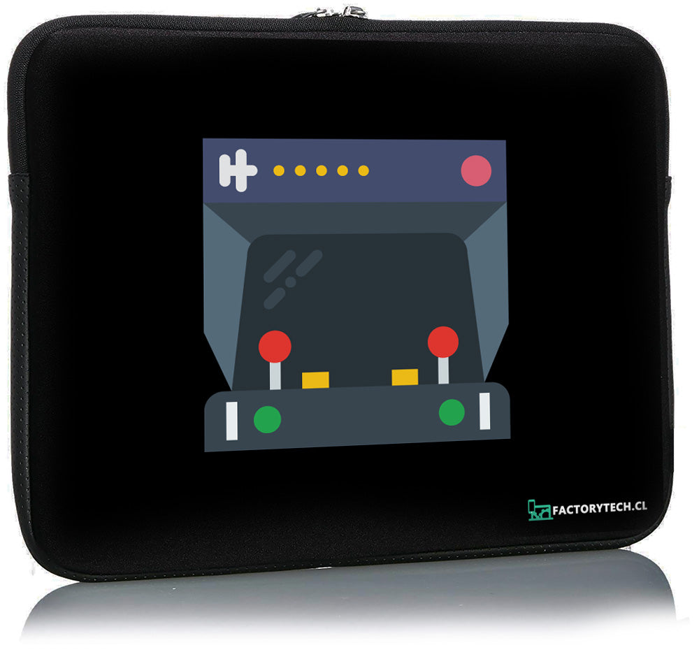 Funda Notebook Sleeve 17.3 Diseño Arcade FCT